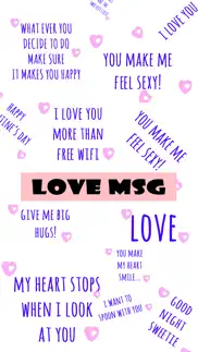 love msg sticker pack iphone bildschirmfoto 1