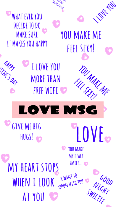 Screenshot #1 pour LOVE MSG Sticker Pack