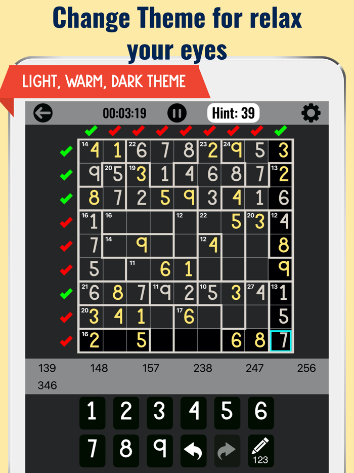 殺手數獨 數學謎題