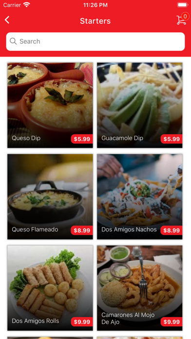 Dos Amigos Restaurant Screenshot