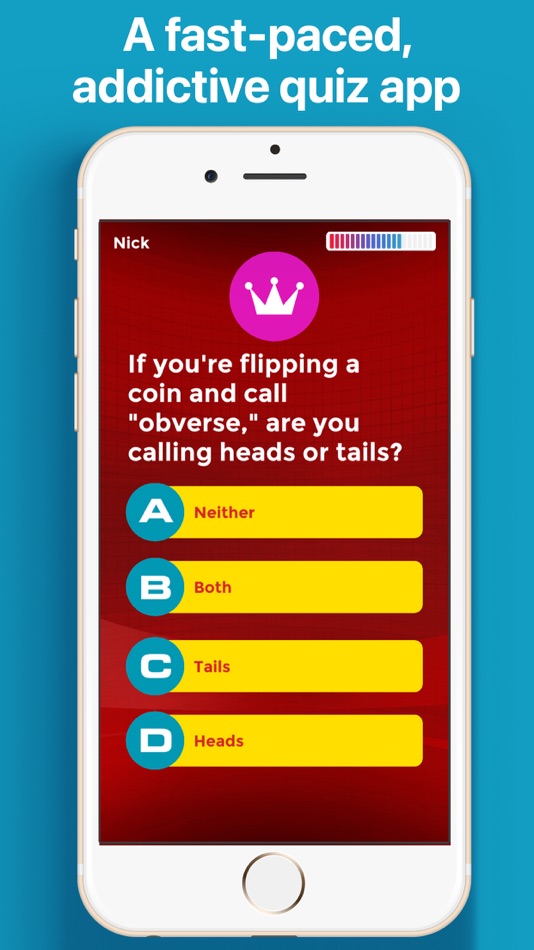 #2. Trivia to Go - the Quiz Game (iOS) Podle: the binary family