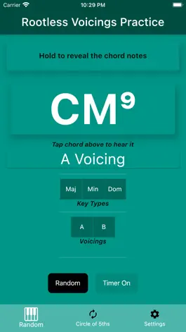 Game screenshot Rootless Voicings apk