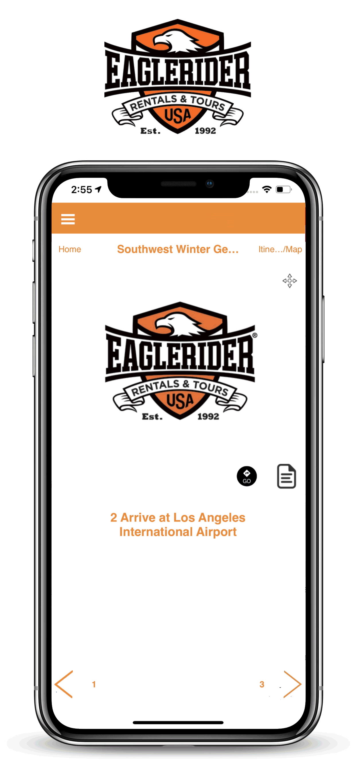 EagleRider Mobile Tour Guide