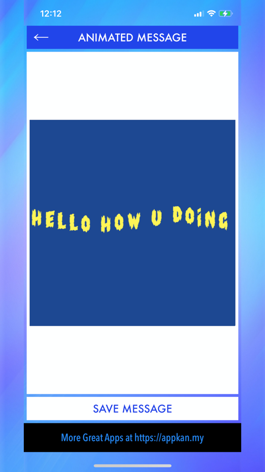 #5. Message Animator (iOS) 게시자: aZeR DiLLs