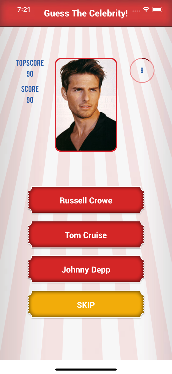 Movies Celebrity Guess Quiz