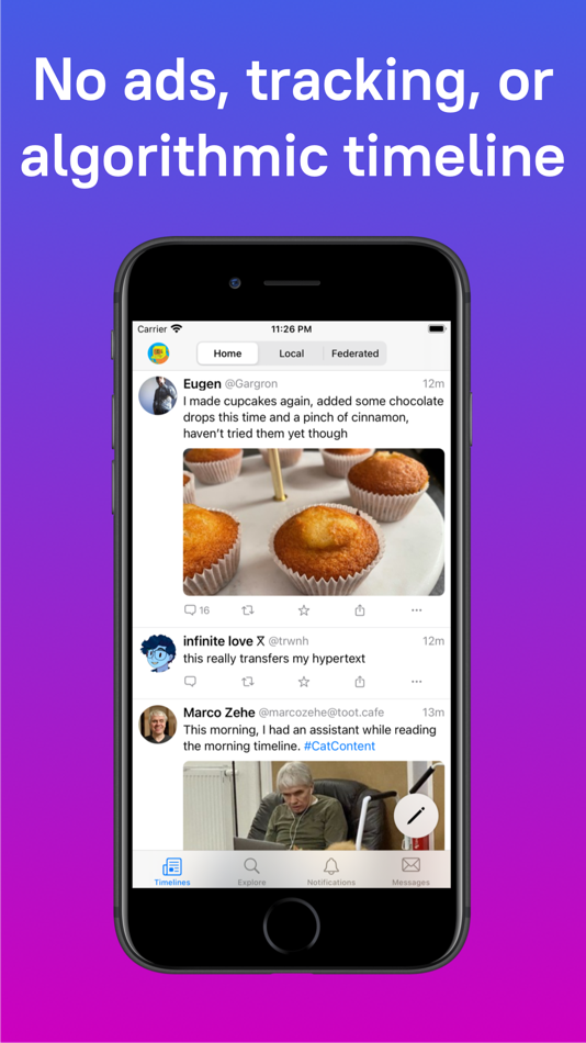 #1. Metatext (iOS) 由: Metabolist