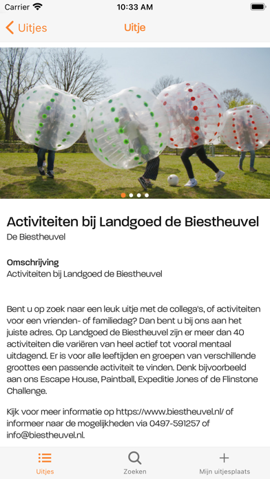 Uitjesplaats Screenshot