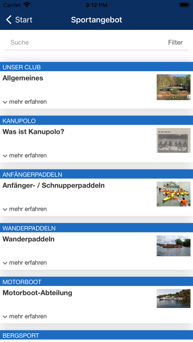 Ski und Kanuclub Philippsburg Screenshot
