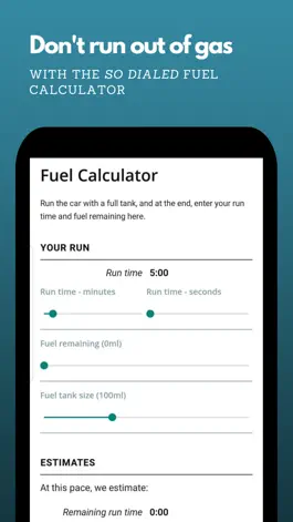 Game screenshot RC Fuel Mileage Calculator mod apk