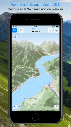 Capture d'écran de Maps 3D - Outdoor GPS sur iPhone 1