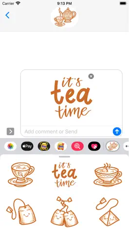 Game screenshot Tea time! Stickers hack