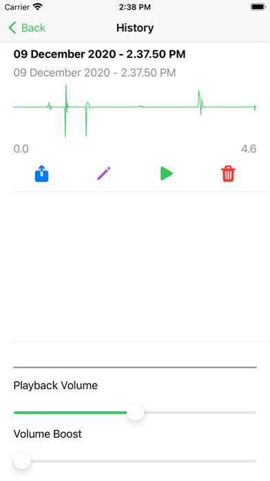 Vocorder Screenshot