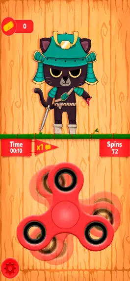 Game screenshot Samurai Cat Spinner apk
