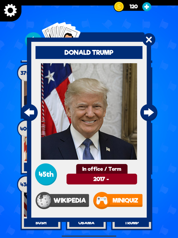 USA Presidents & History Quizのおすすめ画像2