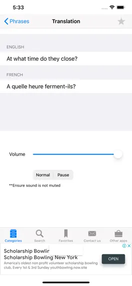 Game screenshot Learn English to French hack