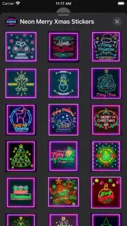 neon merry xmas stickers problems & solutions and troubleshooting guide - 3