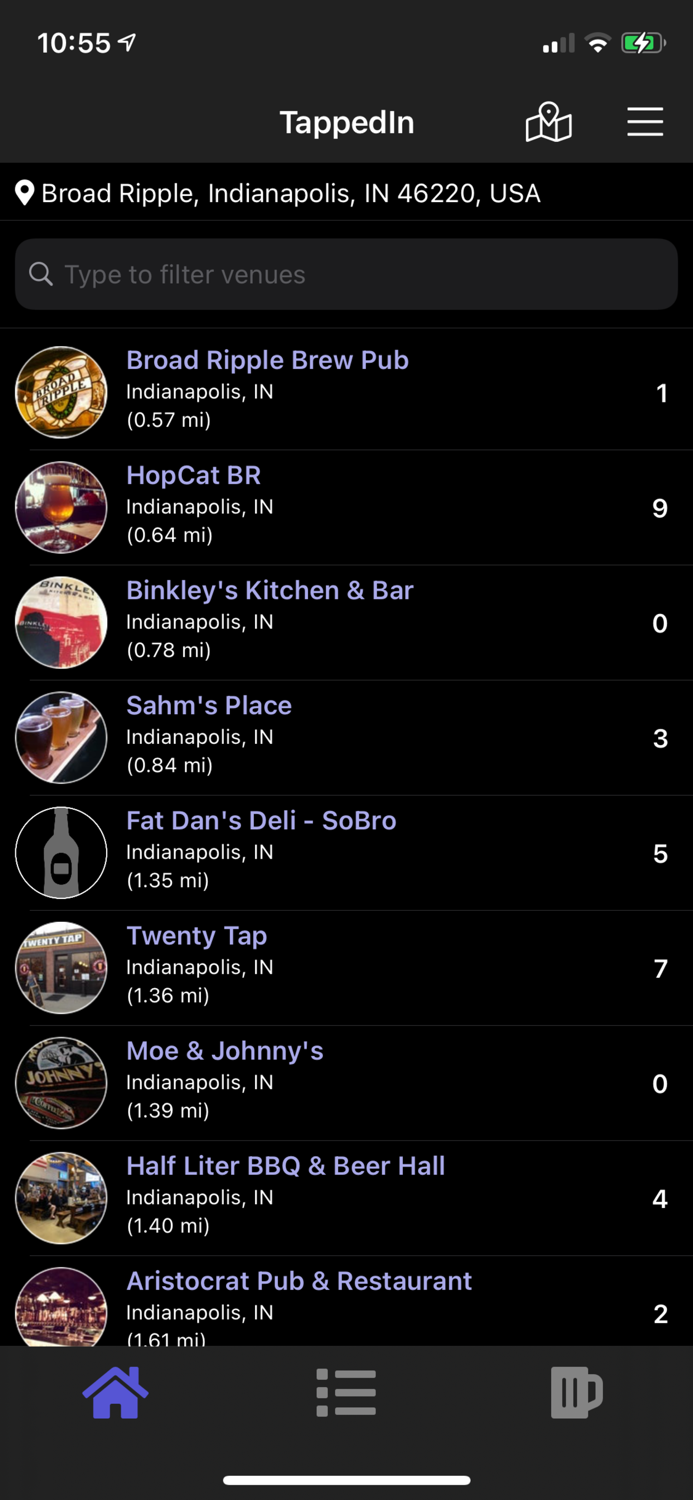 TappedIn - Beer Menus