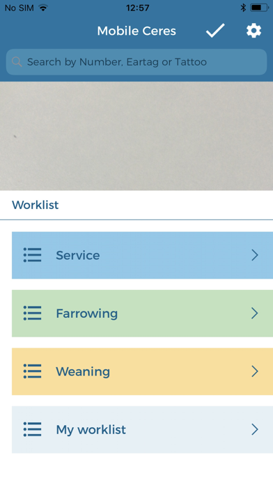 Screenshot #1 pour PigVision Mobile Sows