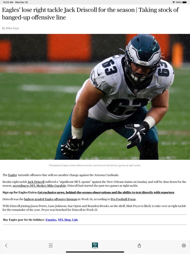 Philadelphia Eagles News on the App Store