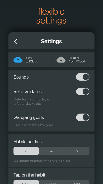 Habits: Goal Tracker screenshot 4