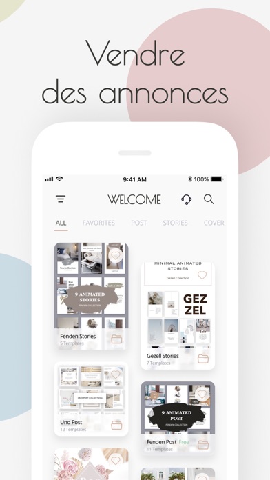 Screenshot #1 pour Stories Templates – Famagic