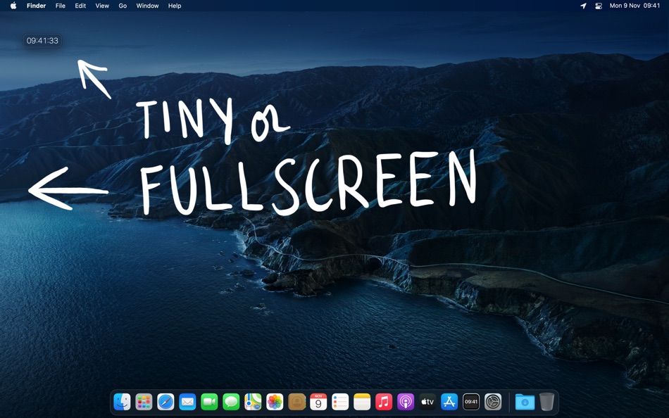 #4. Clocky – The Desktop Clock (macOS) Bởi: Boterham
