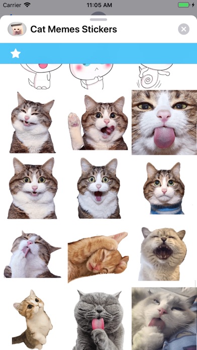 Cat Memes Stickers Screenshot