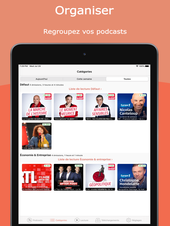 Screenshot #5 pour RSSRadio Podcast Player