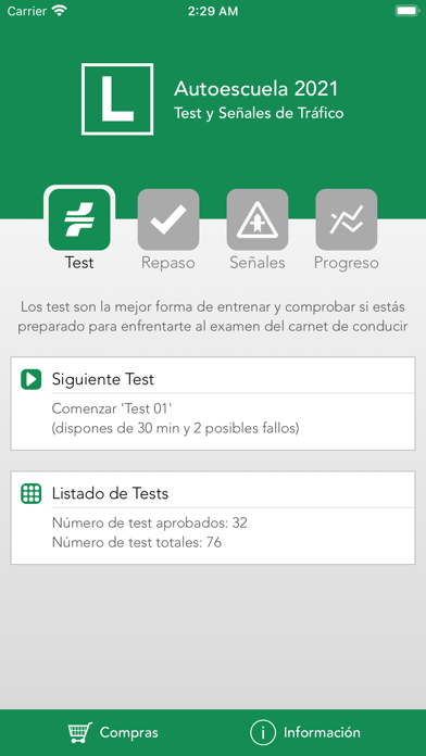 Autoescuela 2021 Screenshot