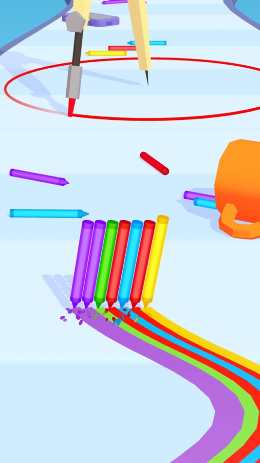 #1. Pencil Rush 3D (iOS) By: Gismart
