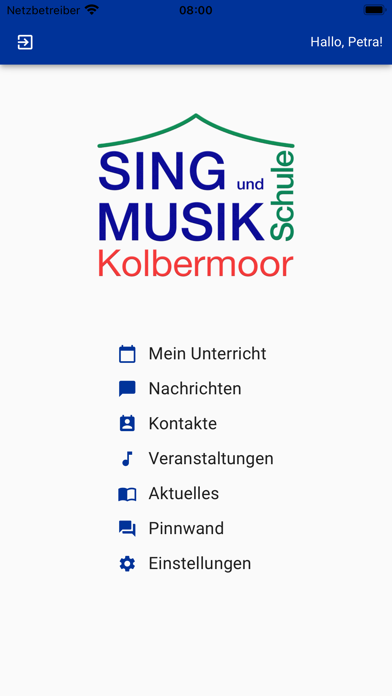 Musikschule Kolbermoor Screenshot