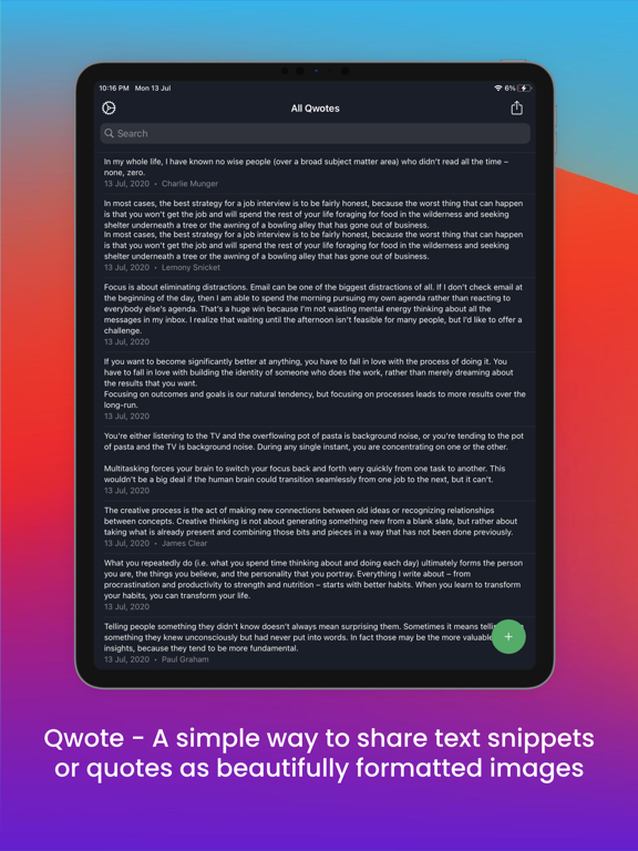 Screenshot #4 pour Qwote