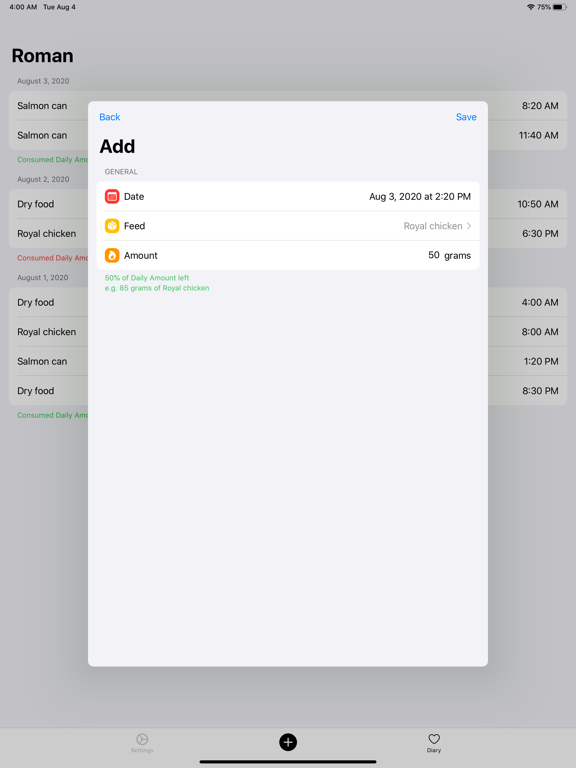 Screenshot #5 pour Pet's Diary