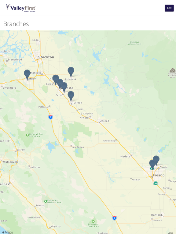 Valley First Mobile Banking iPad screenshot 3 - Finance app