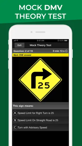 Game screenshot DMV Motorcycle Permit Test apk