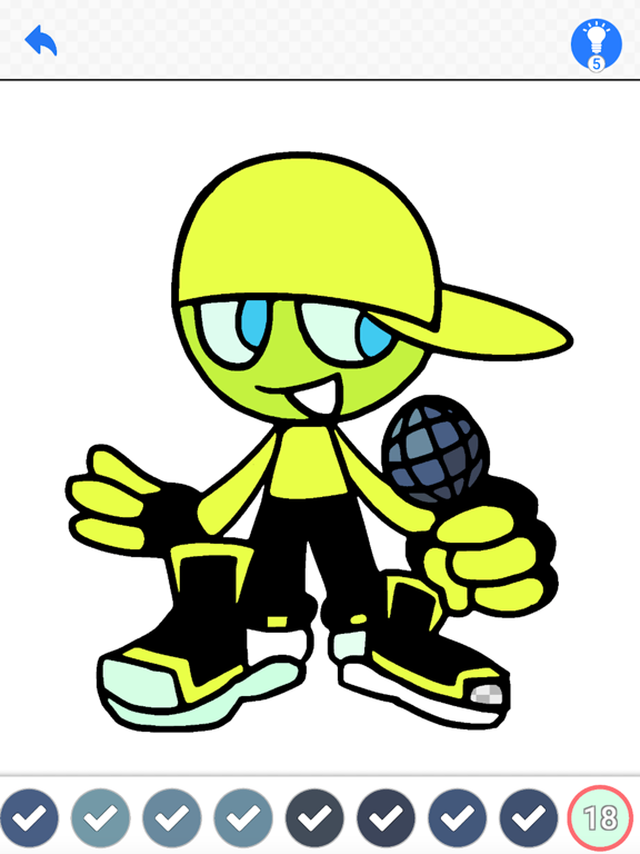 Screenshot #6 pour FNF Arts Coloring Book!