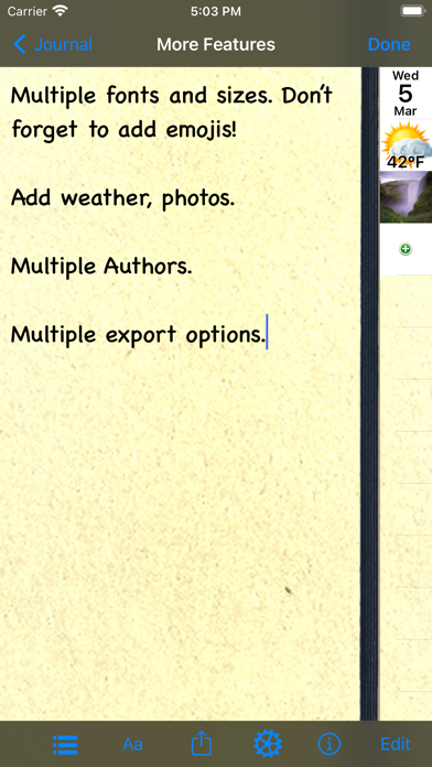Trip Boss Travel Journal Screenshot