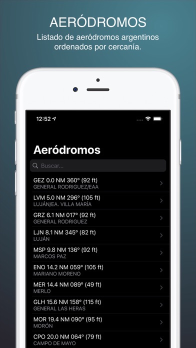Screenshot #1 pour Aerodromos Argentinos
