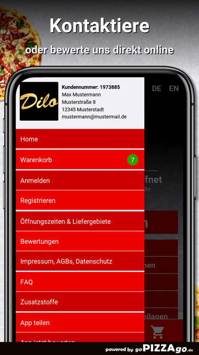 Dilo Witten Pizzeria Screenshot