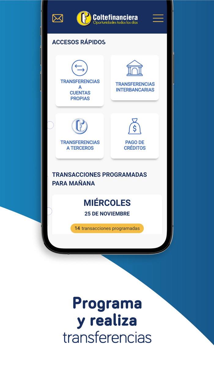 Coltefinanciera App Personas