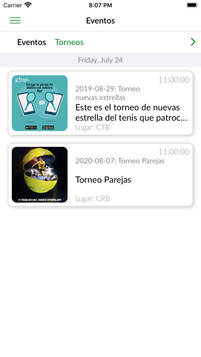 RAQUETA BOSQUES Screenshot