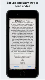 safe code scan iphone screenshot 1