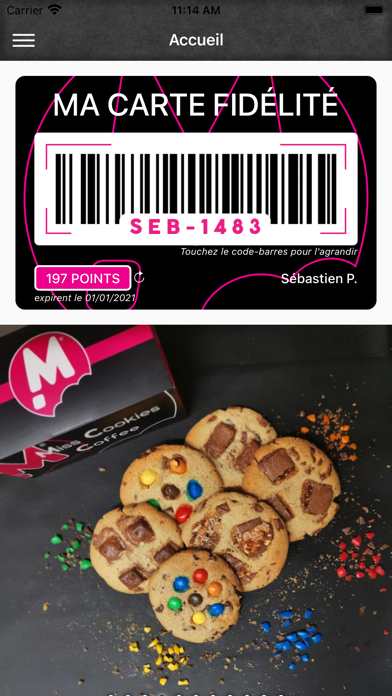 Screenshot #1 pour Miss Cookies Coffee