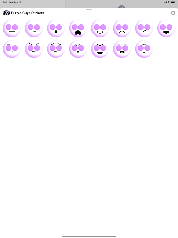 Screenshot #4 pour Purple Guys Stickers