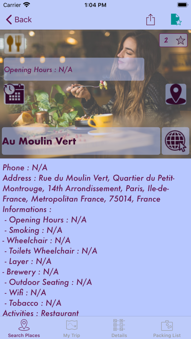 RoadTrip App Screenshot