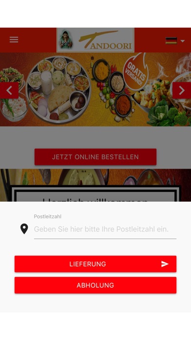 Tandoori Restaurant Screenshot