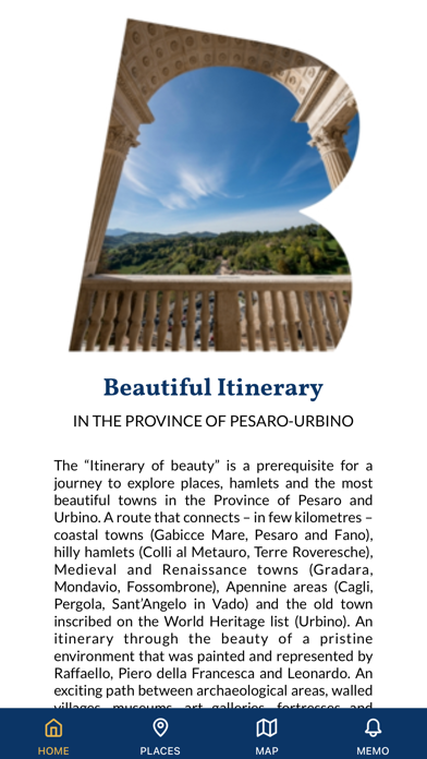 Beautiful Itinerary Screenshot