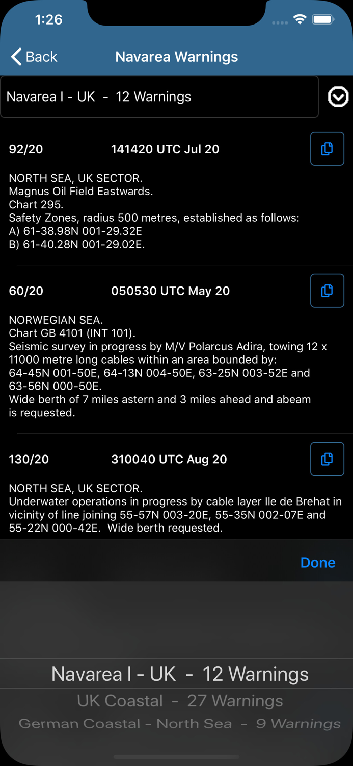 Navarea Warnings Navtex