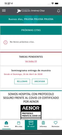 Game screenshot Fundación Jimenez Díaz apk