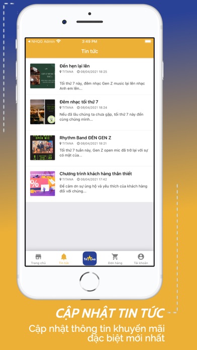TITANA - Kết nối nghệ sĩ Screenshot